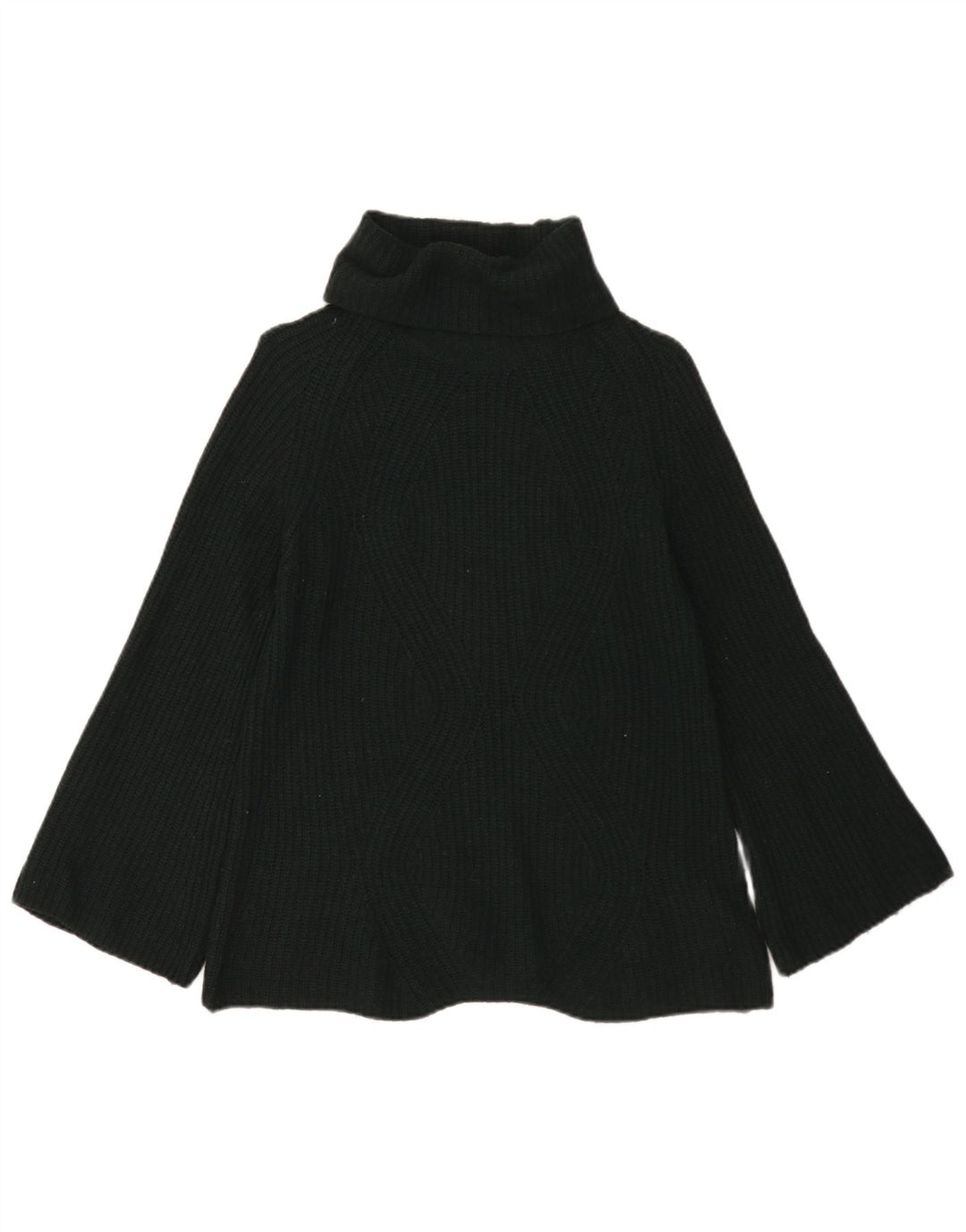 Pulover pentru femei Massimo Dutti cu gât rulat, UK 10, lână verde mică