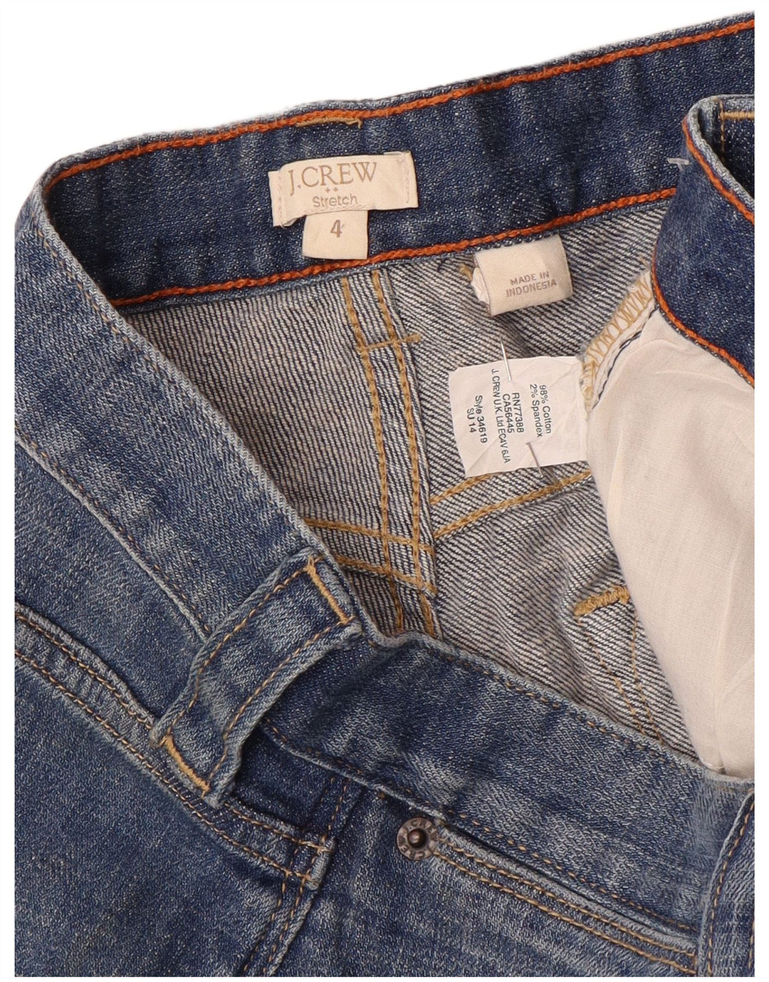 J. CREW Pantaloni scurți din denim pentru femei US 4 Small W32 Blue Bumbac