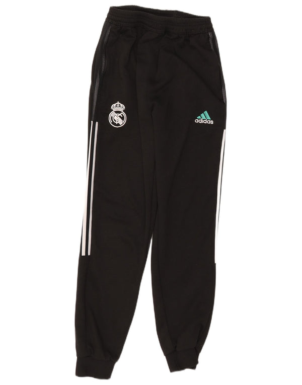 Pantaloni de antrenament cu grafică Adidas Real Madrid pentru bărbați, XL, negru
