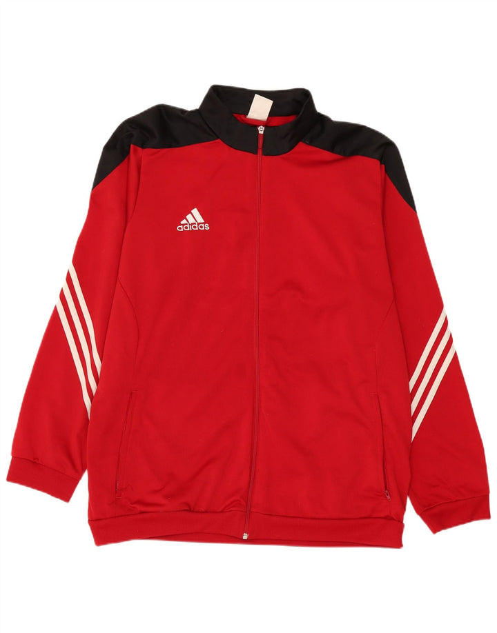 Jachetă de trening pentru bărbați Adidas, 2XL, roșu, poliester color bloc