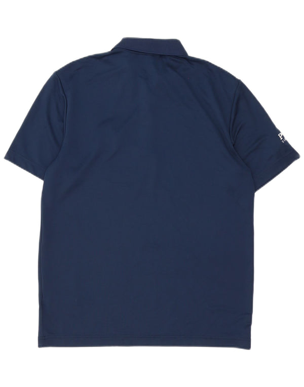 Tricou polo pentru bărbați Adidas, mic, albastru, poliester