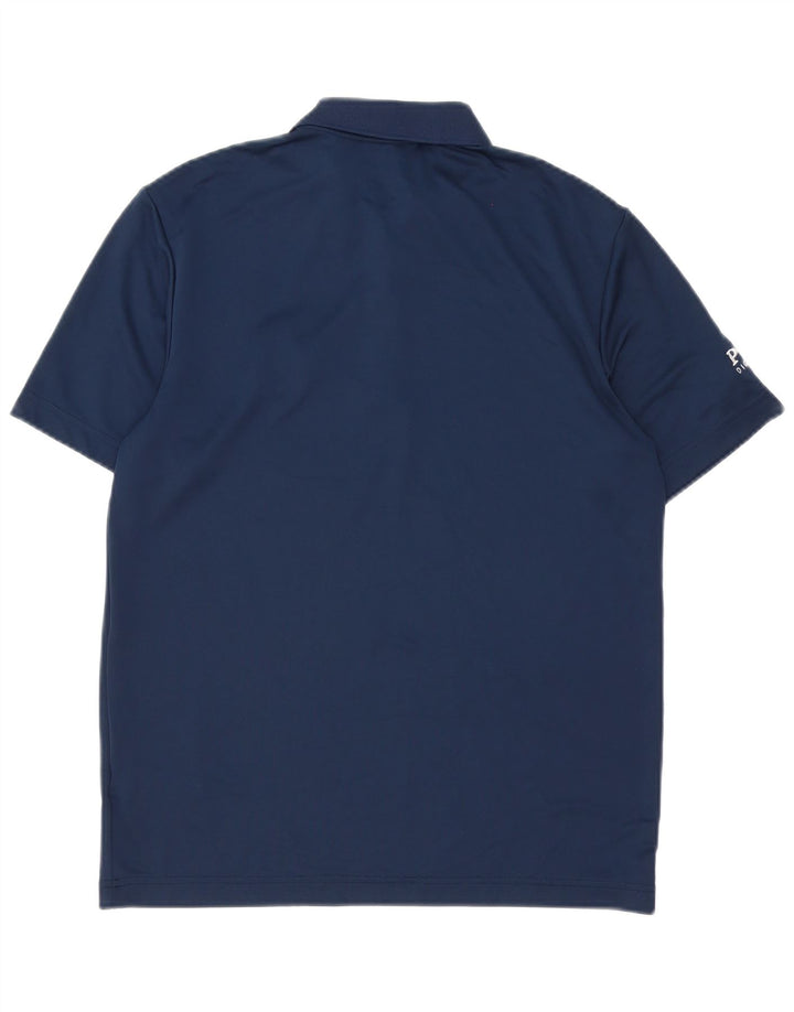 Tricou polo pentru bărbați Adidas, mic, albastru, poliester
