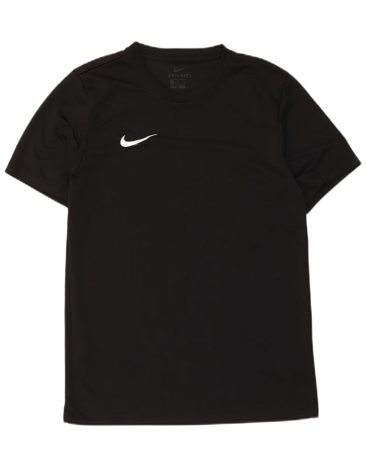 Tricou Nike Dri Fit pentru bărbați Top Mediu Negru Poliester
