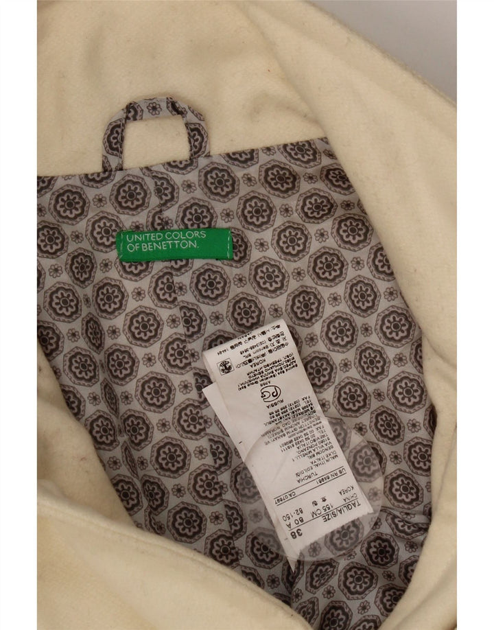 Jachetă Bomber pentru femei Benetton IT 38 XS Lână albă
