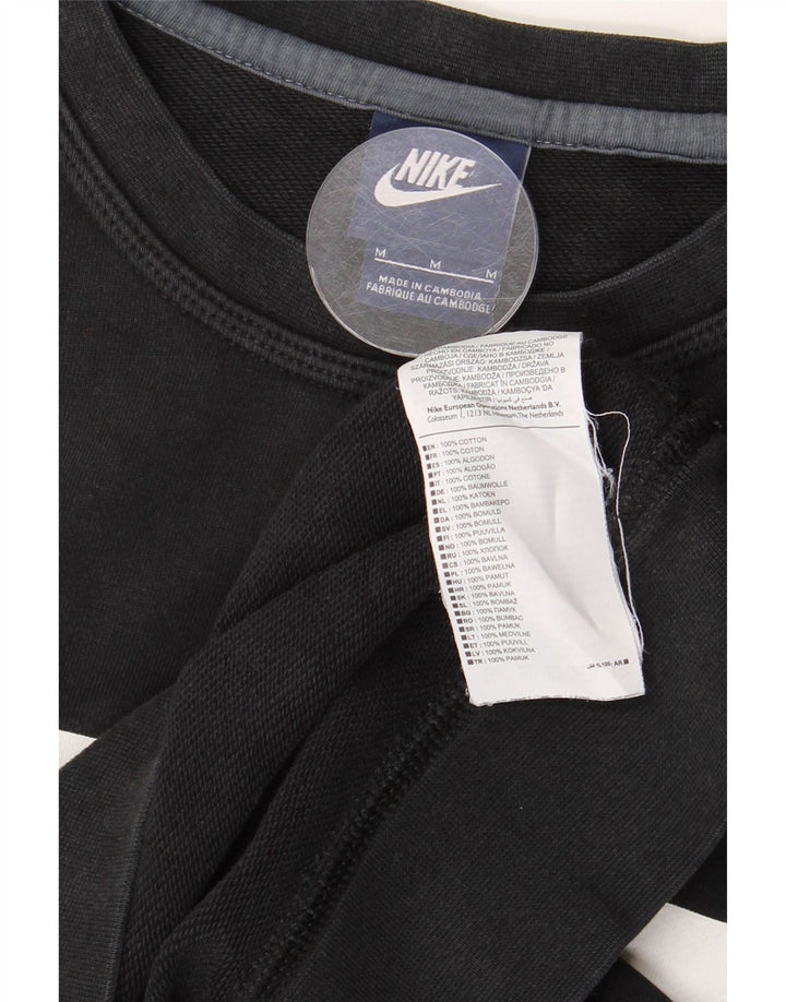 Hanorac grafic pentru bărbați Nike Pulover Medium Negru Camuflaj Bumbac