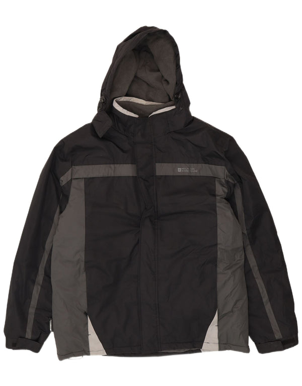 Jachetă de schi cu glugă pentru bărbați Mountain Warehouse UK 42 XL Negru Colorblock