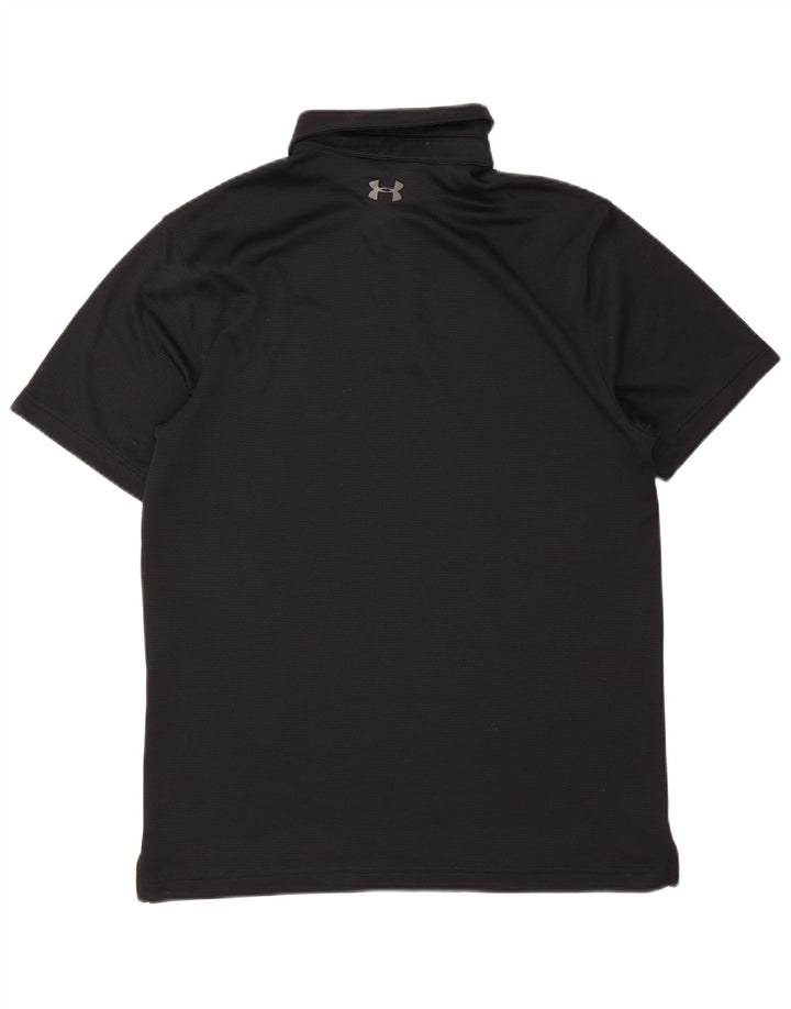 Cămașă polo Under Armour pentru bărbați Heat Gear loose fit, mediu negru