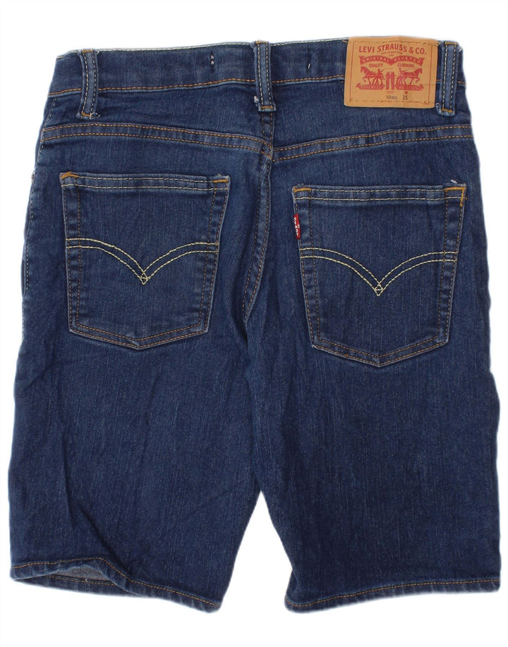 Pantaloni scurți Levi's Boys 511 Slim Denim 9-10 ani W25 Bumbac albastru