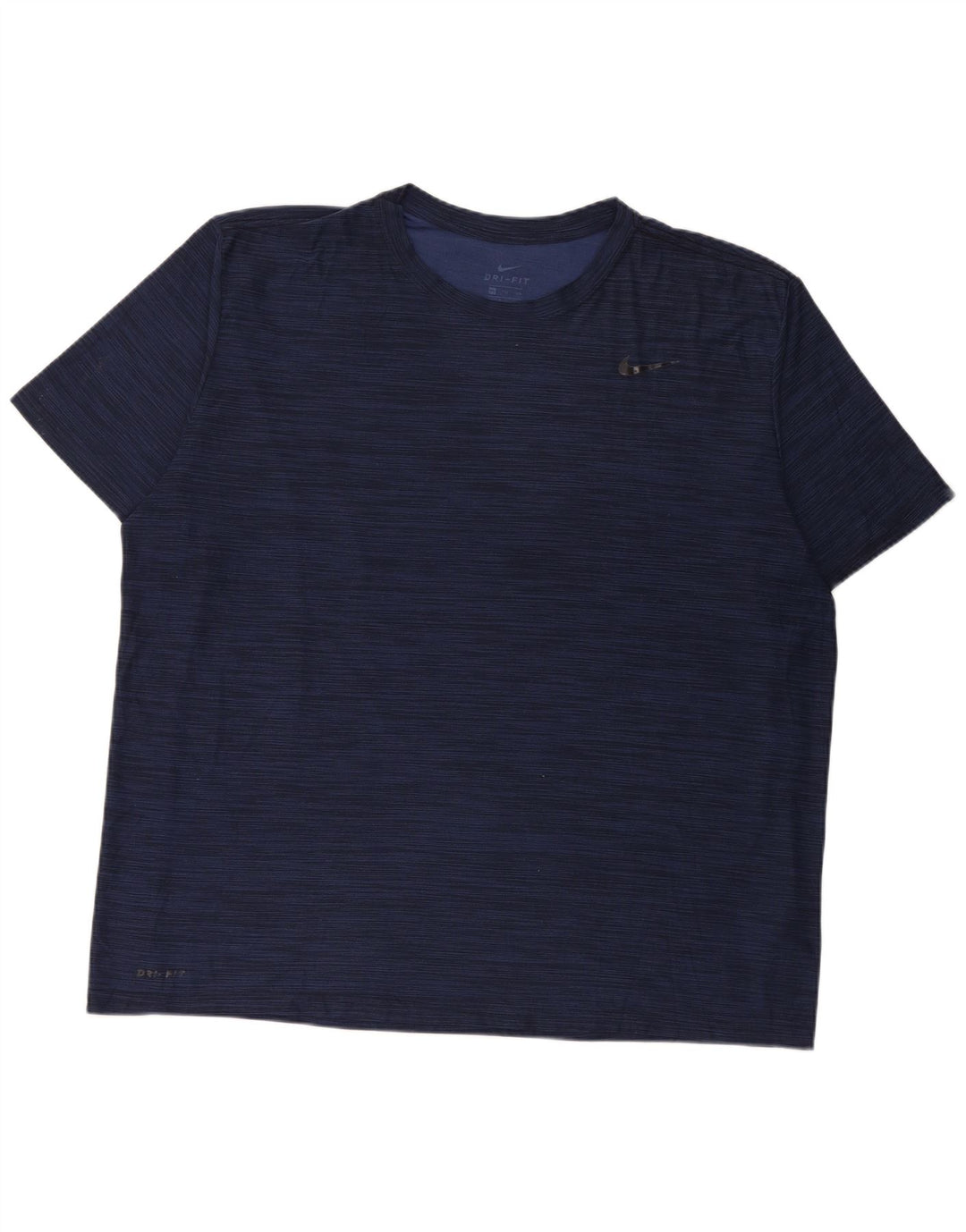Tricou pentru bărbați Nike Dri Fit Top 2XL, albastru bleumarin, poliester pătat