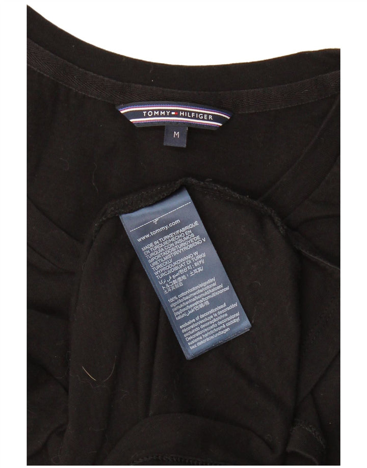 TOMMY HILFIGER Tricou pentru femei Top UK 12 Medium Black Bumbac