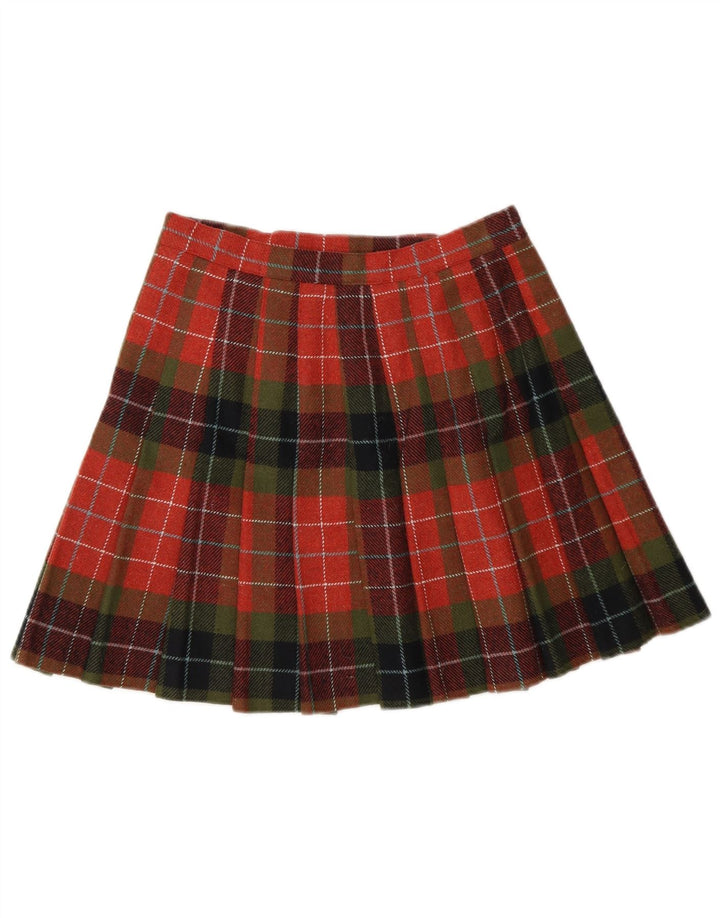 Fusta Mini Wrap Femei Stefanel IT 40 Small W26 Red Check Poliester