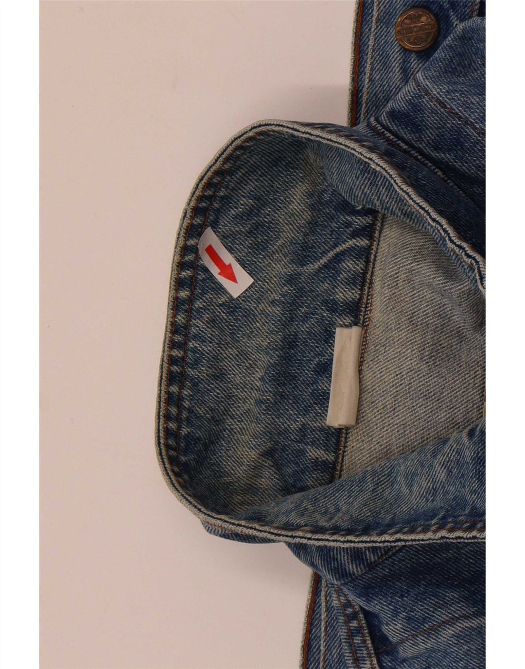 Jachetă de blugi pentru bărbați CLARK UK 42 XL Albastru
