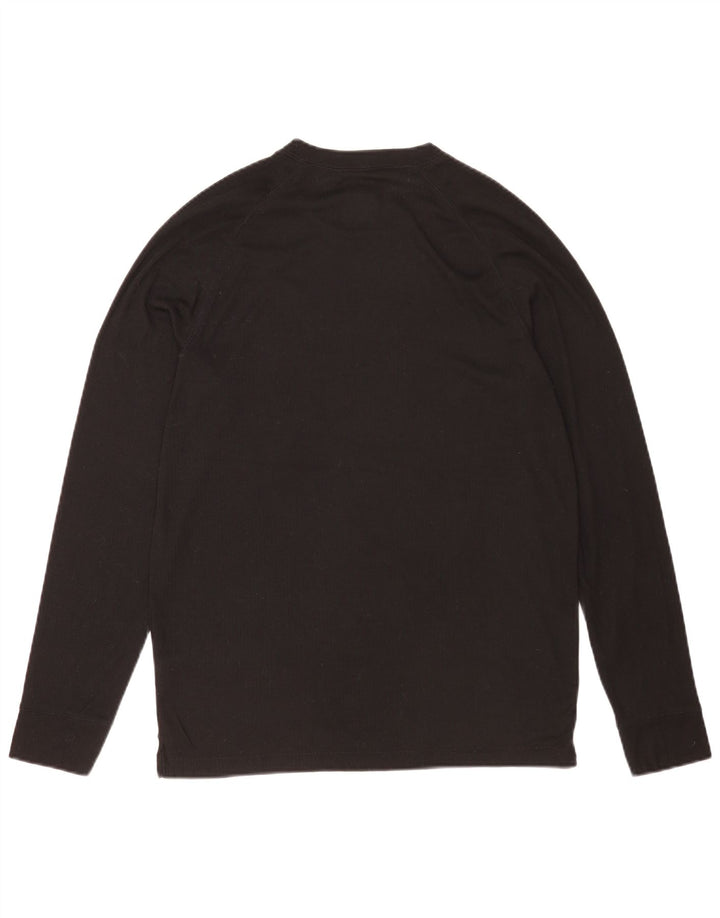 Top pentru bărbați Mountain Warehouse cu mânecă lungă, mare, negru, poliester