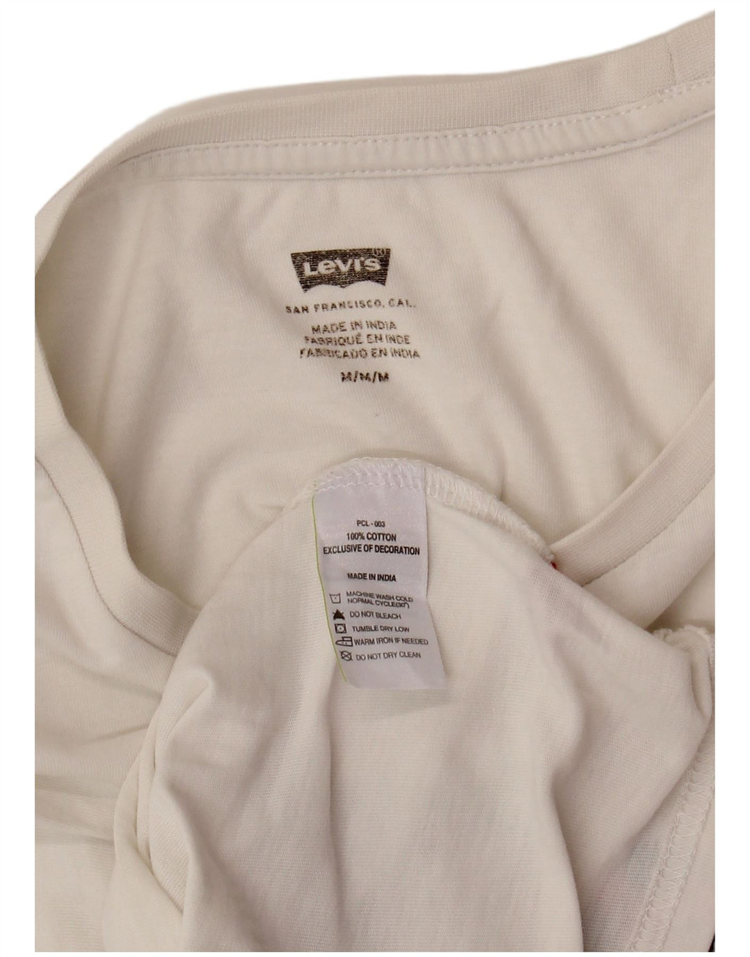 Tricou grafic pentru bărbați LEVI'S Top Medium White Bumbac