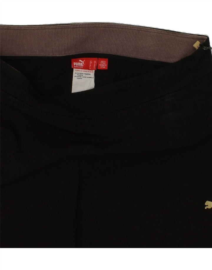 PUMA Womens Tracksuit Trousers UK 8 Small Black Polyester Vintage Puma and Second-Hand Puma from Messina Hembry 