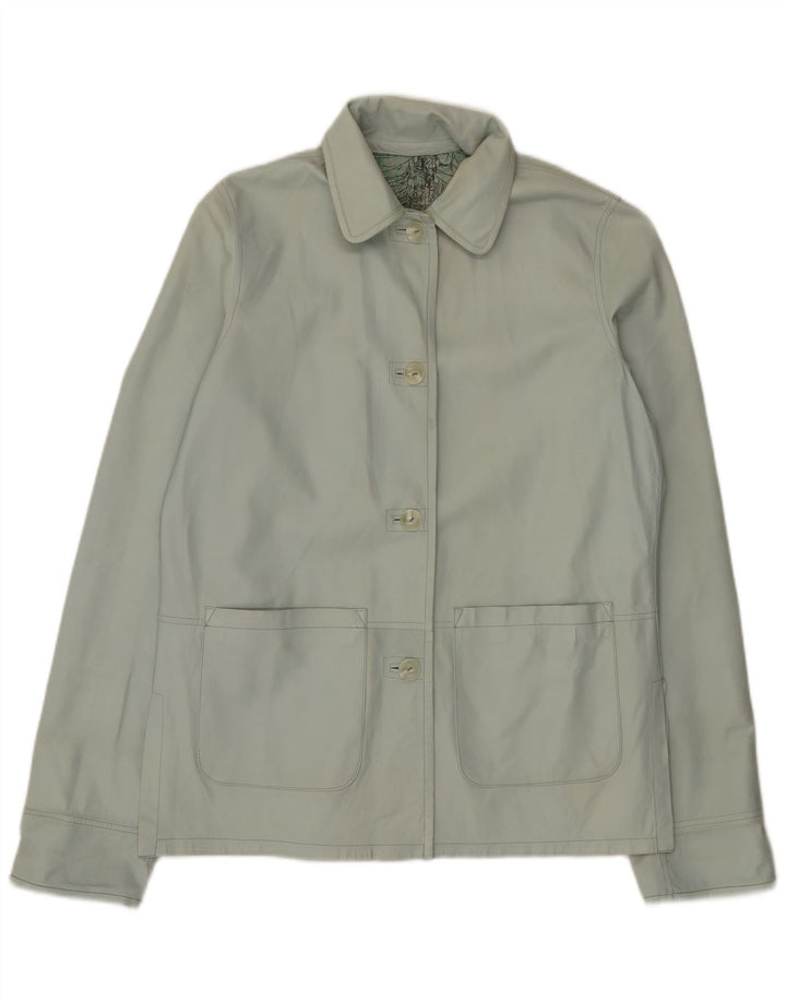 Geacă de piele reversibilă pentru femei Maxime IT 44 verde mediu