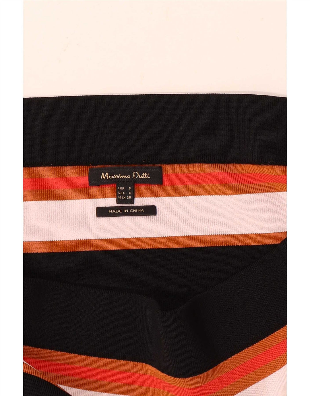 Top Femei Massimo Dutti cu umăr dezactivat UK 8, mic, cu dungi multicolore