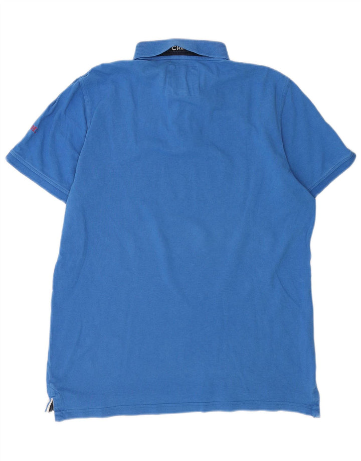 Crew Clothing Tricou polo pentru bărbați, mare, albastru, bumbac