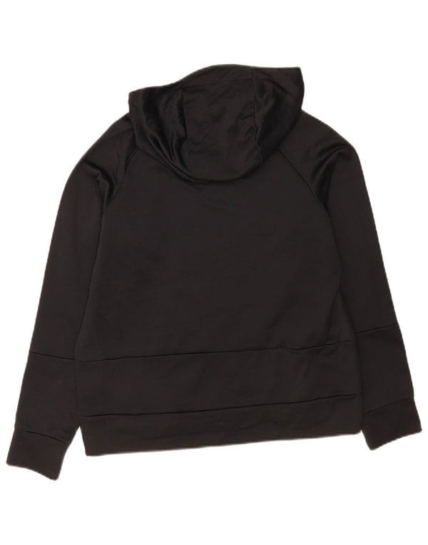 Pulover Nike pentru fete Dri Fit Graphic Hoodie 13-14 ani XL Poliester negru