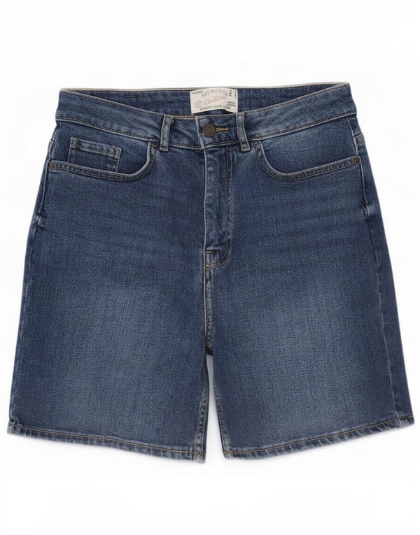 Pantaloni scurți denim Darley Fat Face pentru femei UK 10 Small W26 Blue Bumbac