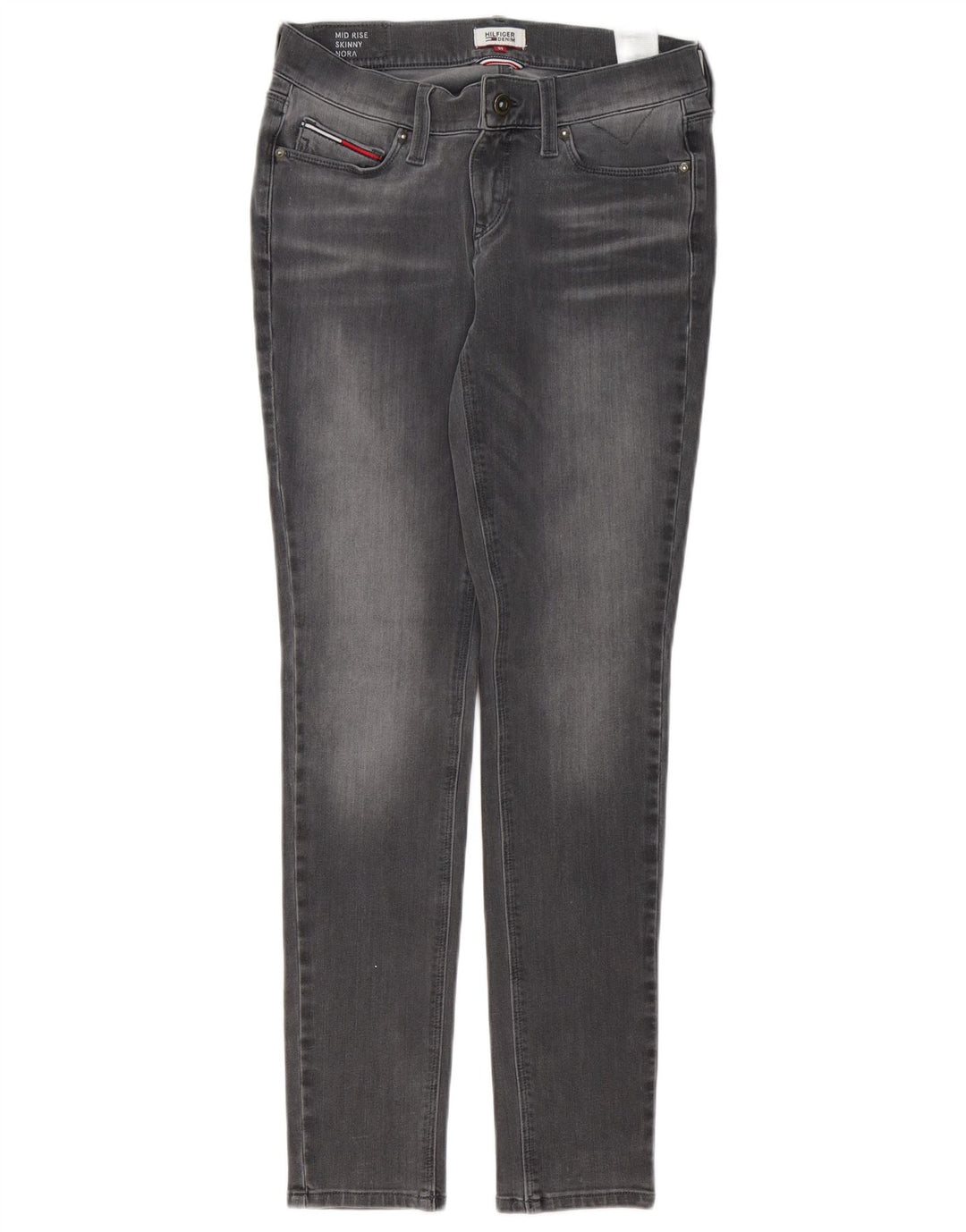 TOMMY HILFIGER Jeans skinny pentru femei Nora cu talie medie W30 L32 bumbac gri