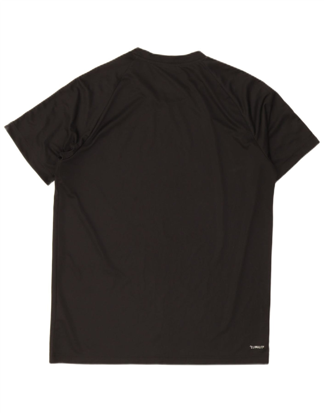 Tricou Adidas Climalite pentru bărbați Top mare din poliester negru