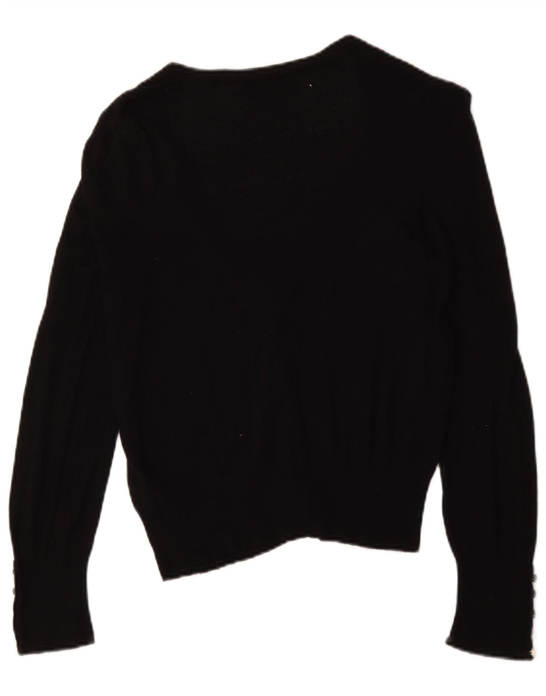 Pulover cardigan pentru femei Marks & Spencer UK 12 Medium Black Viscose