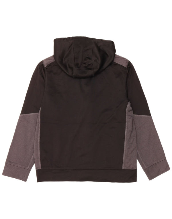 RUSSELL ATHLETIC Pulover cu glugă cu fermoar pentru băieți 15-16 ani 2XL negru Colorblock