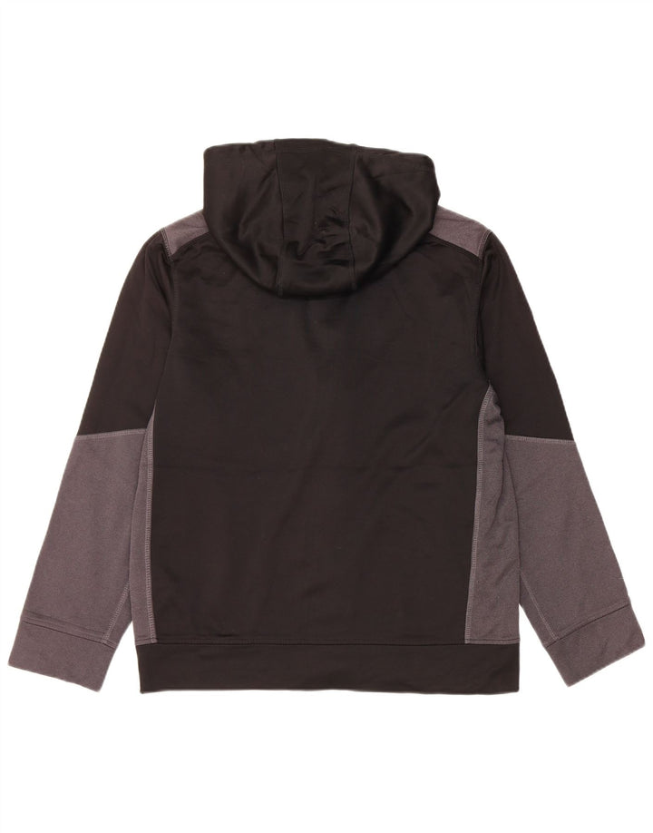 RUSSELL ATHLETIC Pulover cu glugă cu fermoar pentru băieți 15-16 ani 2XL negru Colorblock