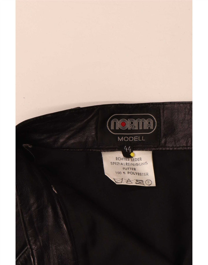 Fusta de piele Norma pentru femei EU 44 XL W34 Piele neagră