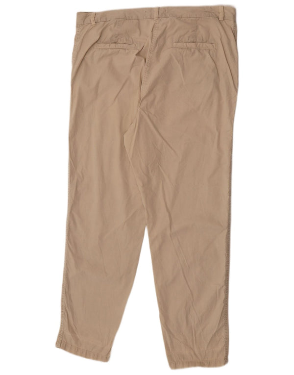 Pantaloni chino pentru femei cu talie înaltă Marks & Spencer UK 16 Large W36 L30 Bej