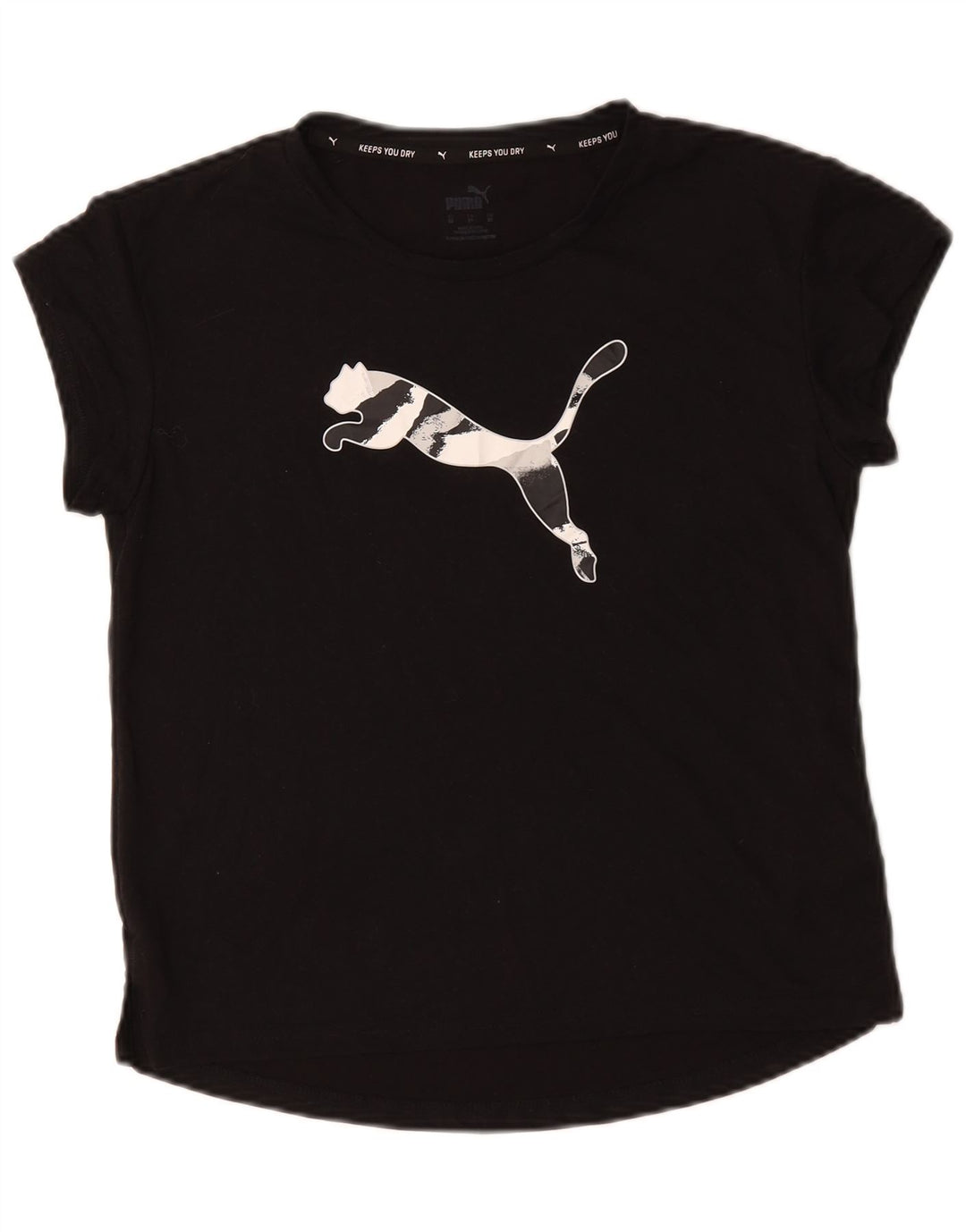 Tricou grafic supradimensionat pentru femei Puma UK 6 XS Poliester negru