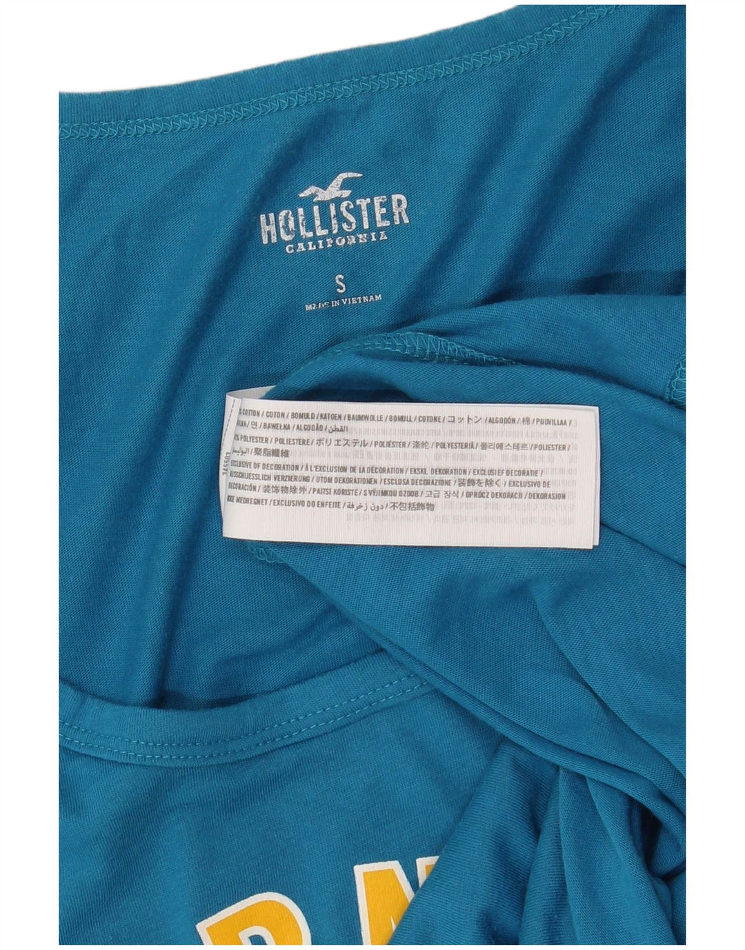 Top cu vestă grafică HOLLISTER pentru bărbați, bumbac, albastru