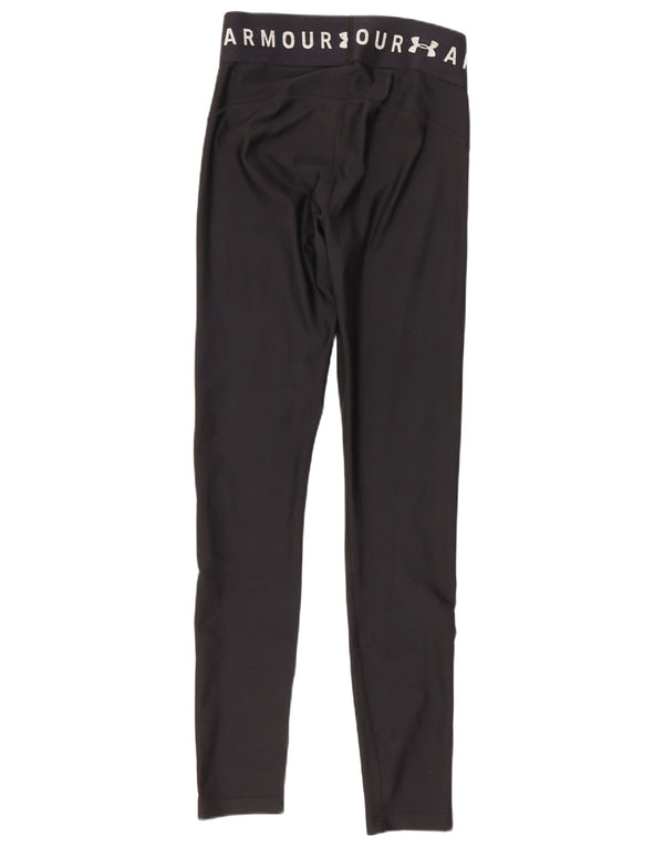 Leggings cu grafică de compresie Under Armour pentru femei UK 10 Small Black Sports