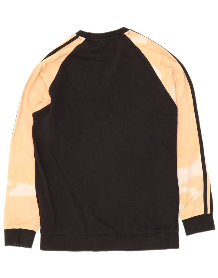 Hanorac pentru bărbați ADIDAS Jumper Mediu Negru Tie Dye Bumbac