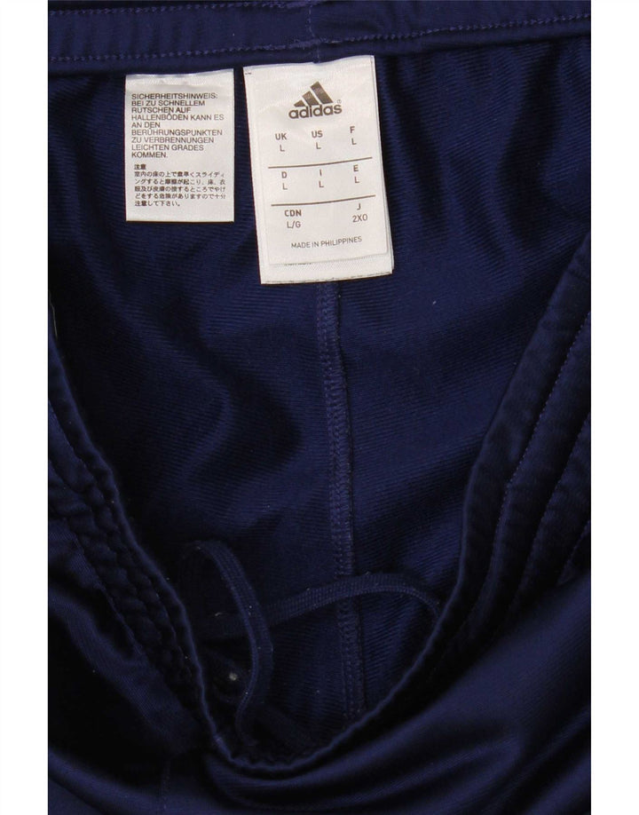 Pantaloni de trening pentru bărbați Adidas Pantaloni de jogging mari, bleumarin, poliester