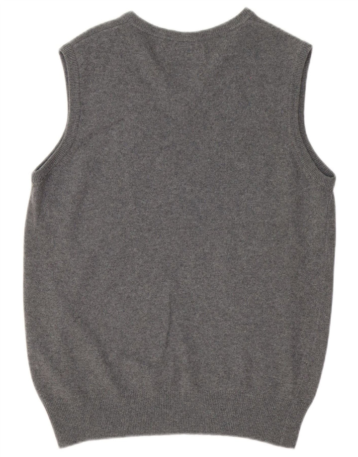 Cappa bărbătesc Vest Tank Top Lână Gri mediu