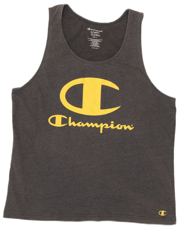 Champion Mens Large Grey Bumbac