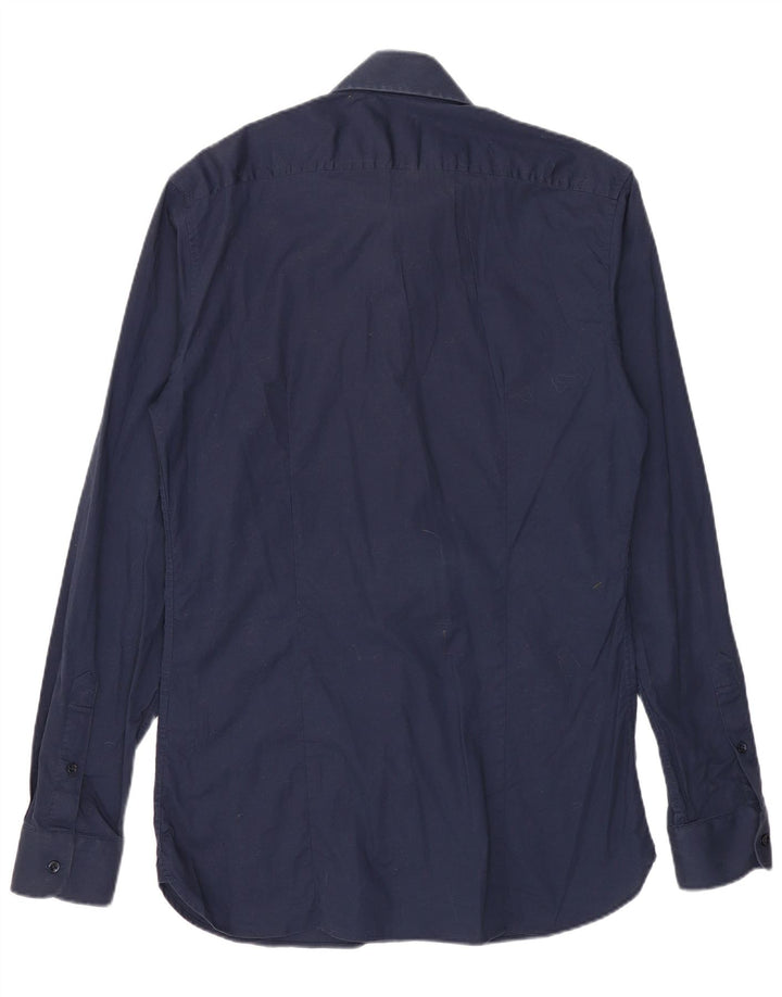 Cămașă pentru bărbați Reiss Slim Fit Bumbac mediu albastru bleumarin