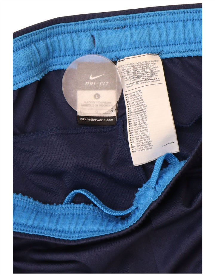 Pantaloni scurți sport Nike Dri Fit pentru bărbați, mari, albastru, poliester