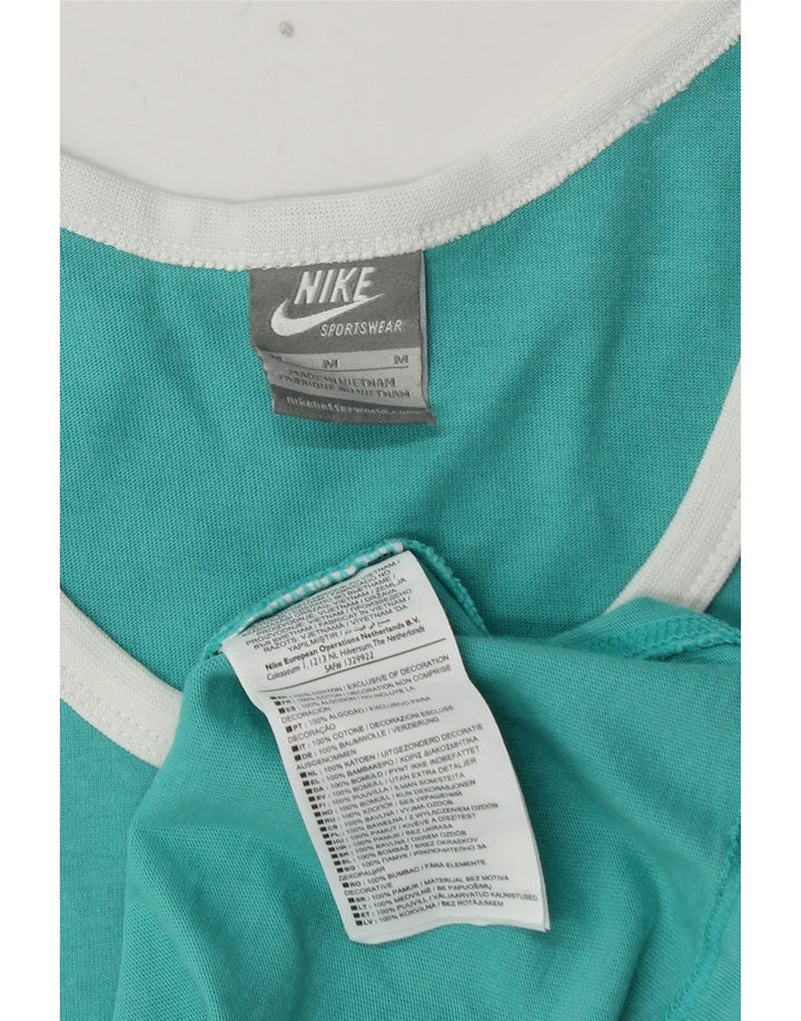 Vestă grafică pentru bărbați NIKE, bumbac mediu turcoaz
