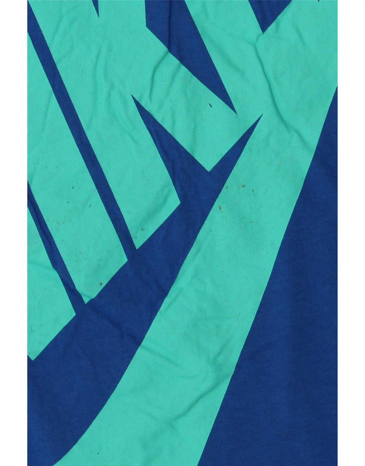 Top cu vestă grafică Nike pentru femei Slim Fit UK 12/14 Medium Blue