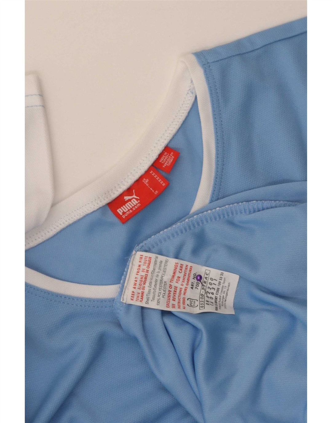 Tricou pentru bărbați Puma Top Medium Blue Colorblock Poliester