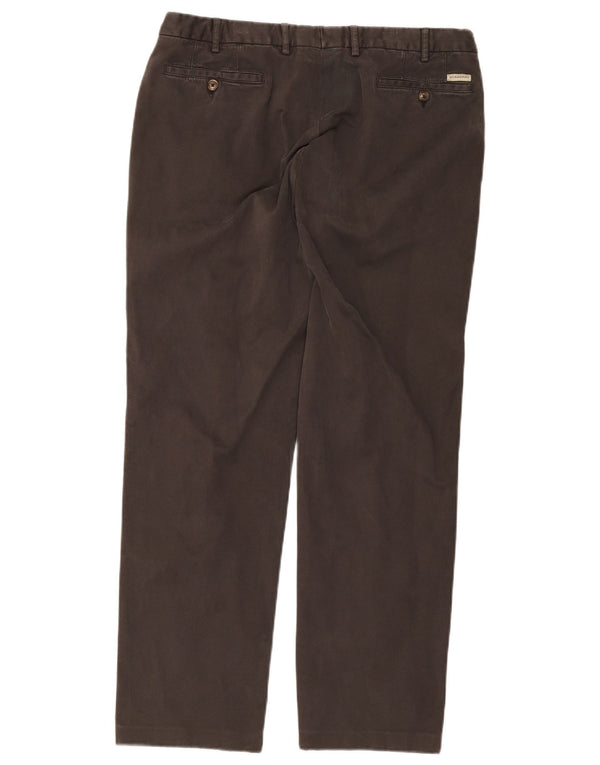 Pantaloni chino drepți pentru bărbați Burberry IT 52 W38 L30 bumbac gri