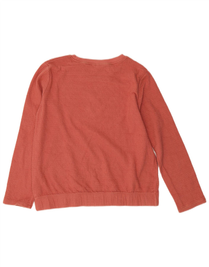 Hanorac pentru femei Massimo Dutti Pulover UK 14 Bumbac portocaliu mediu