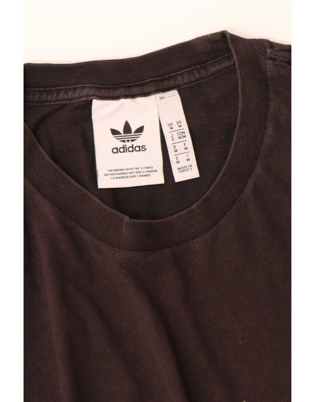 Tricou grafic pentru bărbați Adidas Top Mediu Negru
