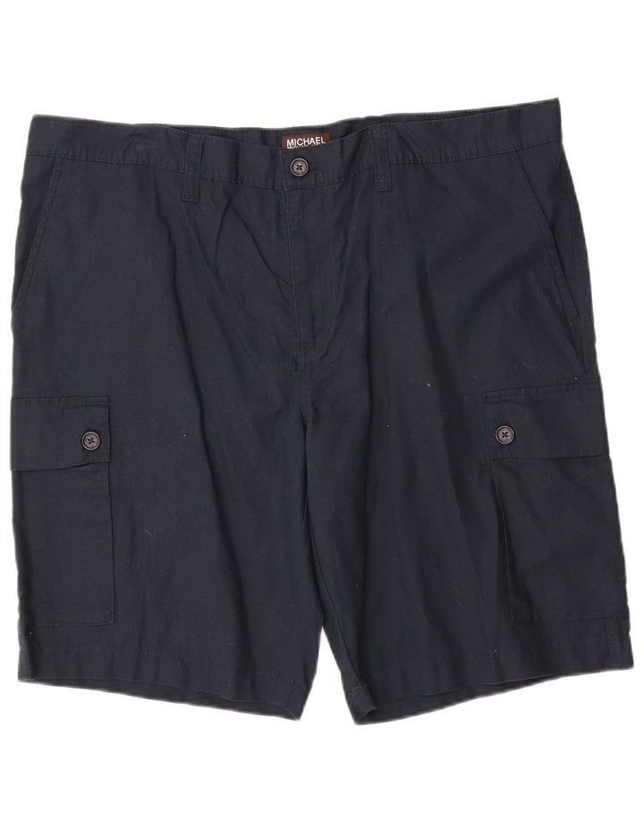 Pantaloni scurti cargo pentru bărbați Michael Kors W40 XL, in albastru bleumarin