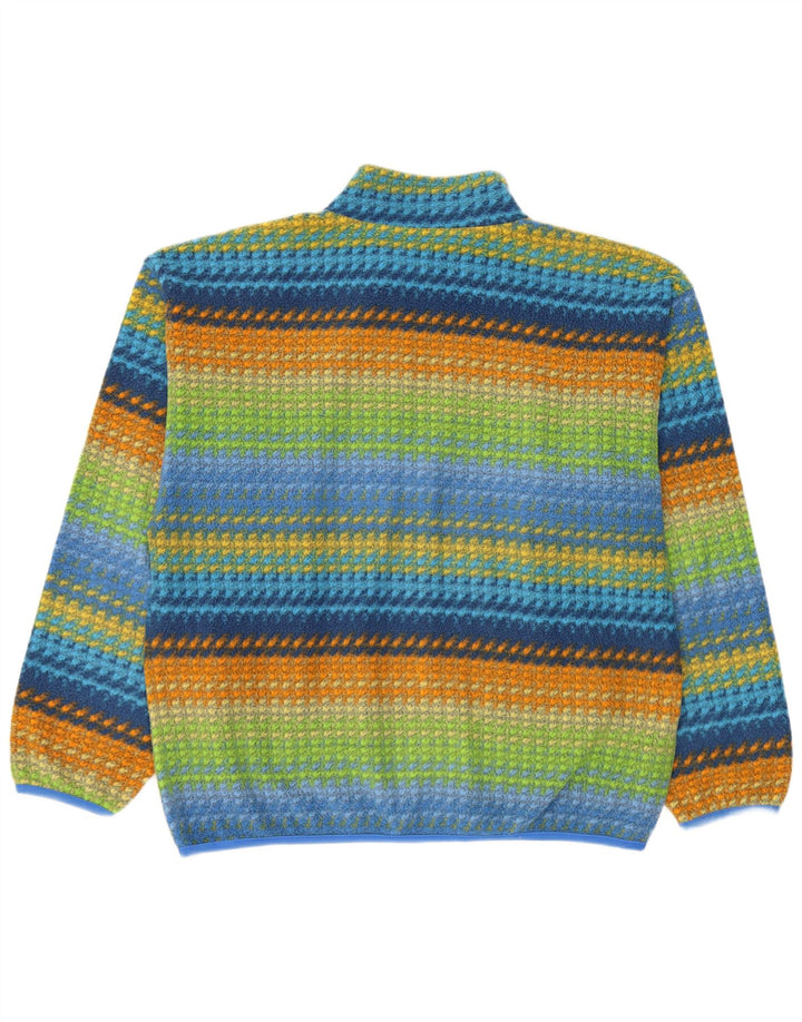 Pulover pentru bărbați INVICTA, cu fermoar și gât, cu dungi mari, multicolore