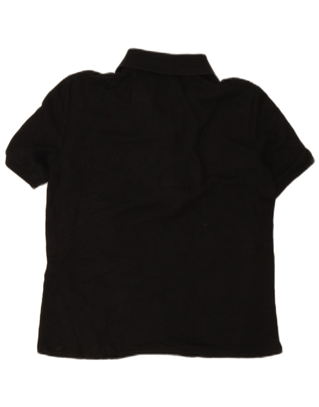 Tricou polo Zara pentru femei UK 10 Small Black Viscose