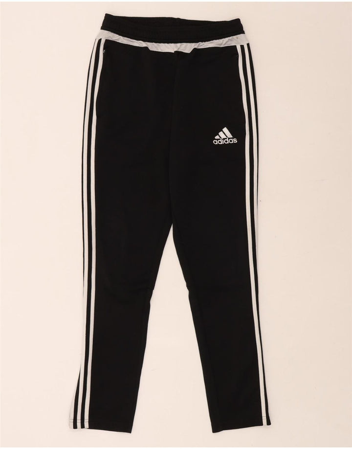 Pantaloni de trening Climacool ADIDAS pentru baieti 13-14 ani poliester negru